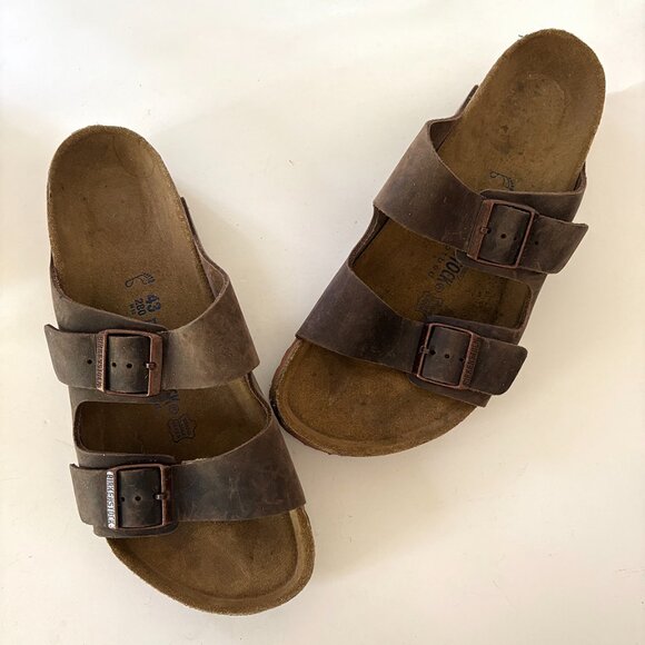 Birkenstock Arizona Desert Buck Slide Sandal - Men\'s_43 main image 5